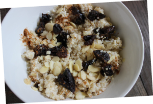 Crunchy protein quinoa